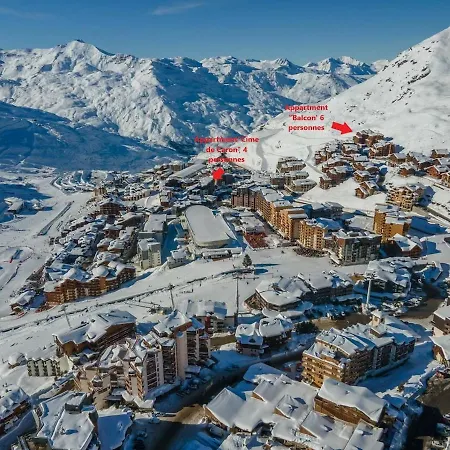 Les Balcons - 6 Personnes Cosy - 4 Flocons Or- Valthosun Apartment *
